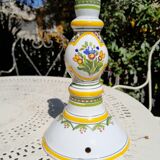 Pair of ceramic candlesticks