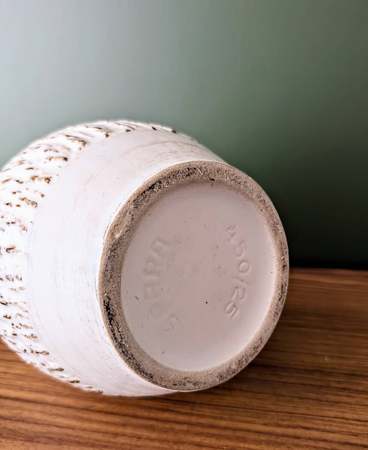 Ceramic pitcher vase