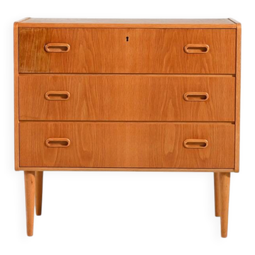 Commode en chêne scandinave, années 1960