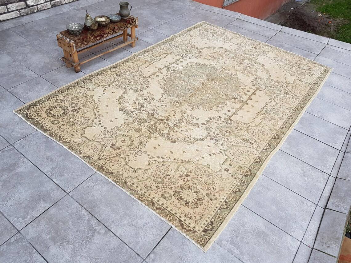 Oushak Anatolian Turkish Rug sku1031