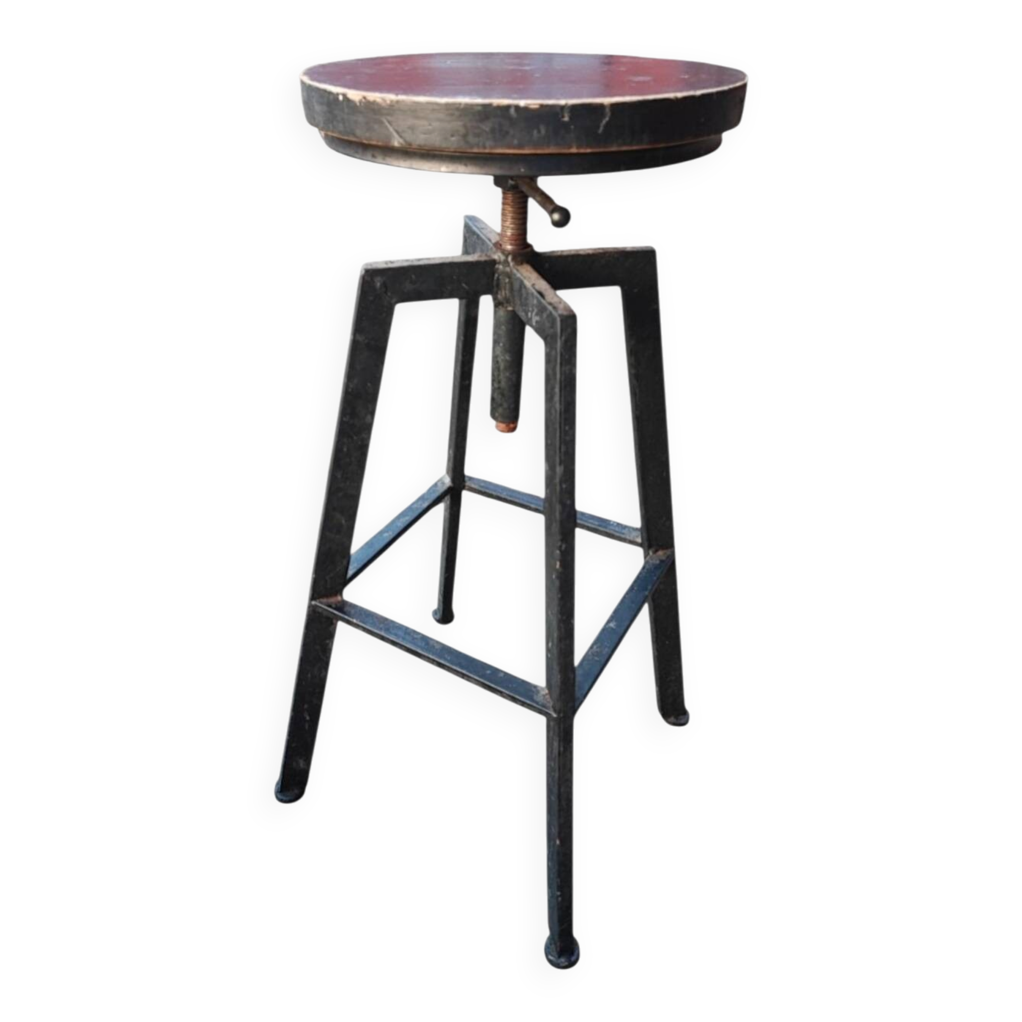 Adjustable industrial stool