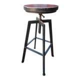 Adjustable industrial stool