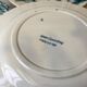 Set of 5 flat plates Iron Earth model "Garde-Champêtre" late nineteenth