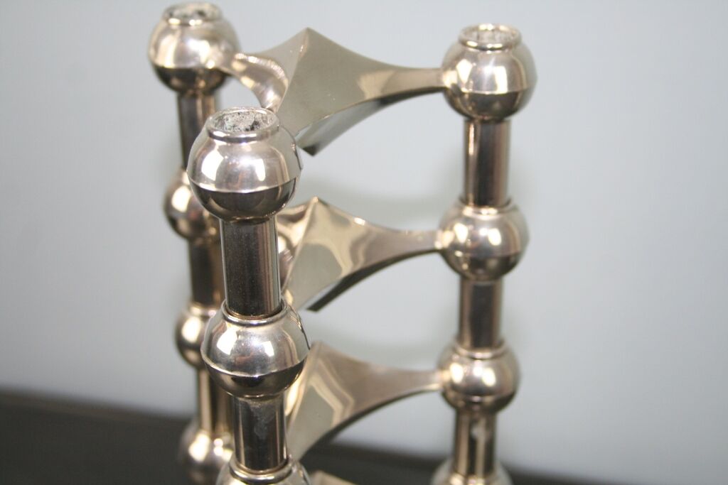 5 modular candle holders Nagel 1970