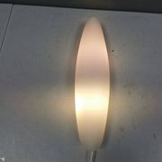 Applique Paulmann avec abat-jour en verre opalin blanc