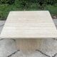 Table basse en travertin, années 70