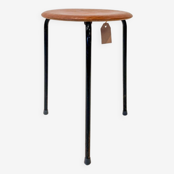 Wood & metal stool