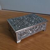 Silver plated jewelry box