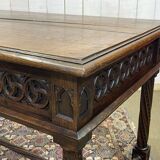 Late 19th century Gothic style oak desk