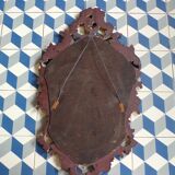 Louis XV style gilded wood mirror 45x80cm