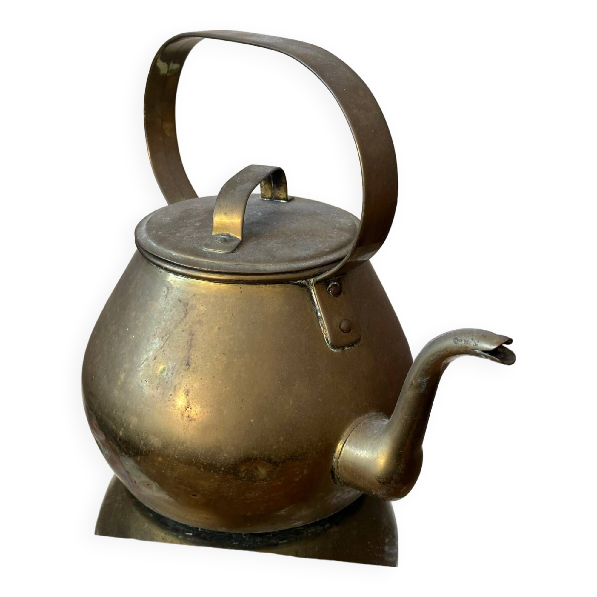 Copper kettle - 19th century folk arts