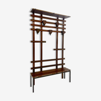 Mid Century Modern Wooden Coat Rack