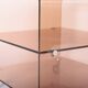 Plexiglas side table or bedside table by Michel Dumas