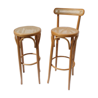 Set chair and bar stool cane