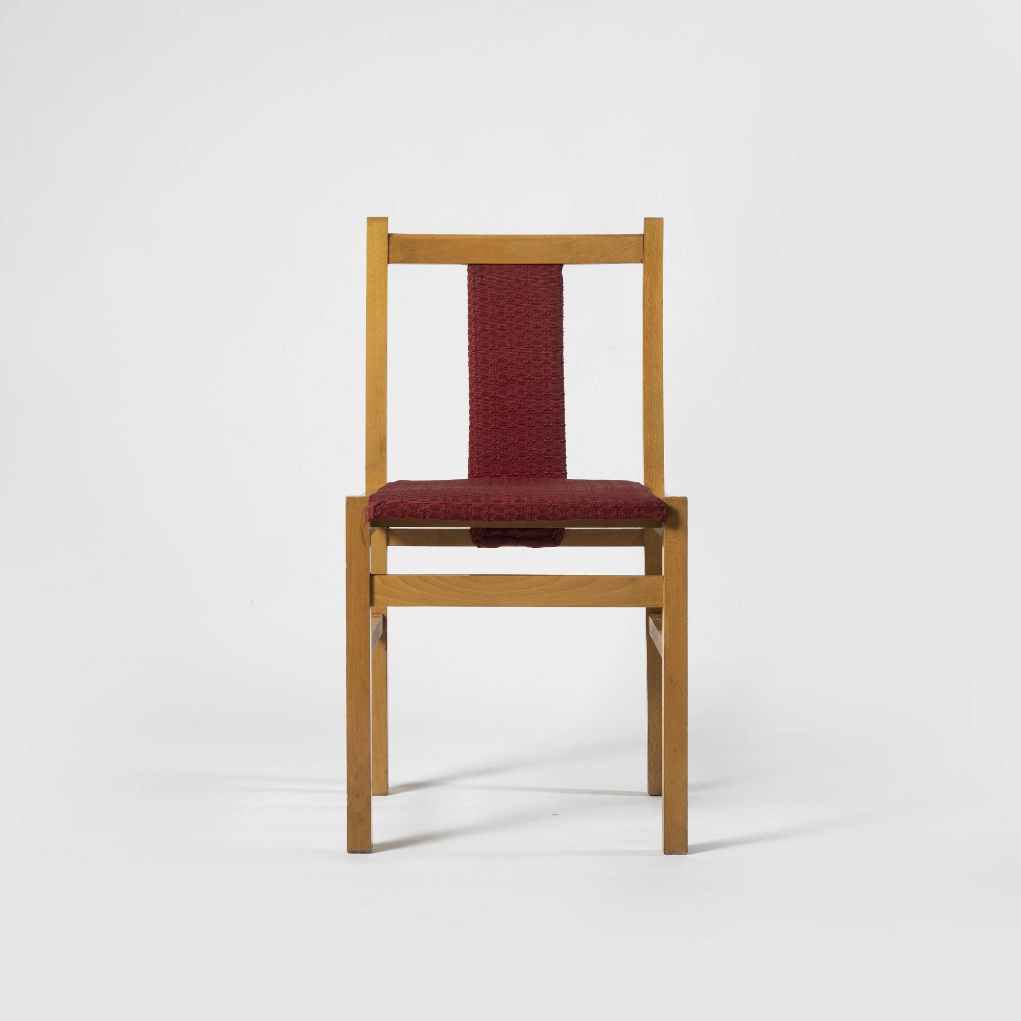 Set of 2 minimalist dining chairs model A-85, Jafameg, Poland, 1960s