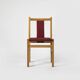 Set of 2 minimalist dining chairs model A-85, Jafameg, Poland, 1960s