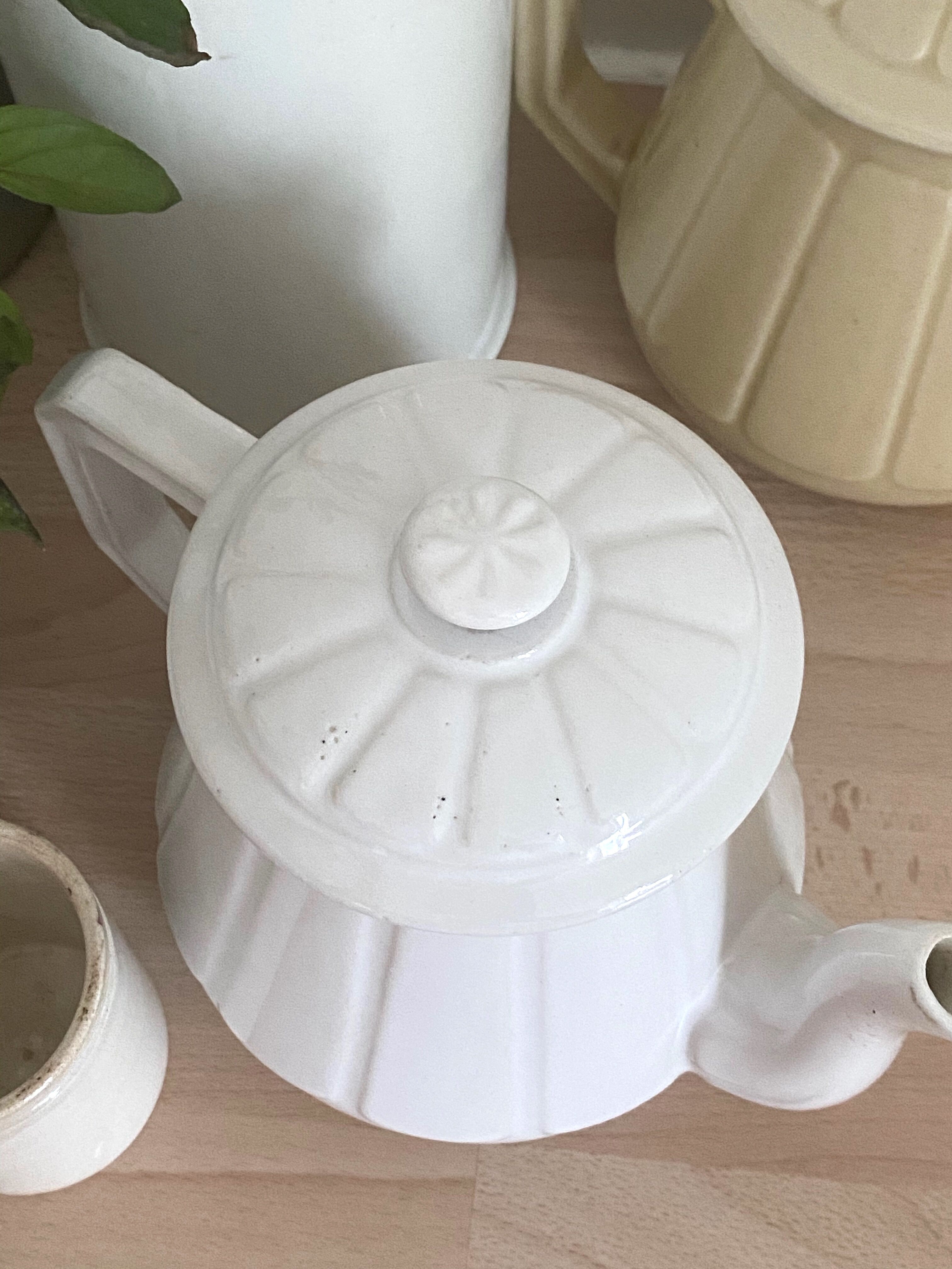 Digoin earthenware teapot/coffee maker