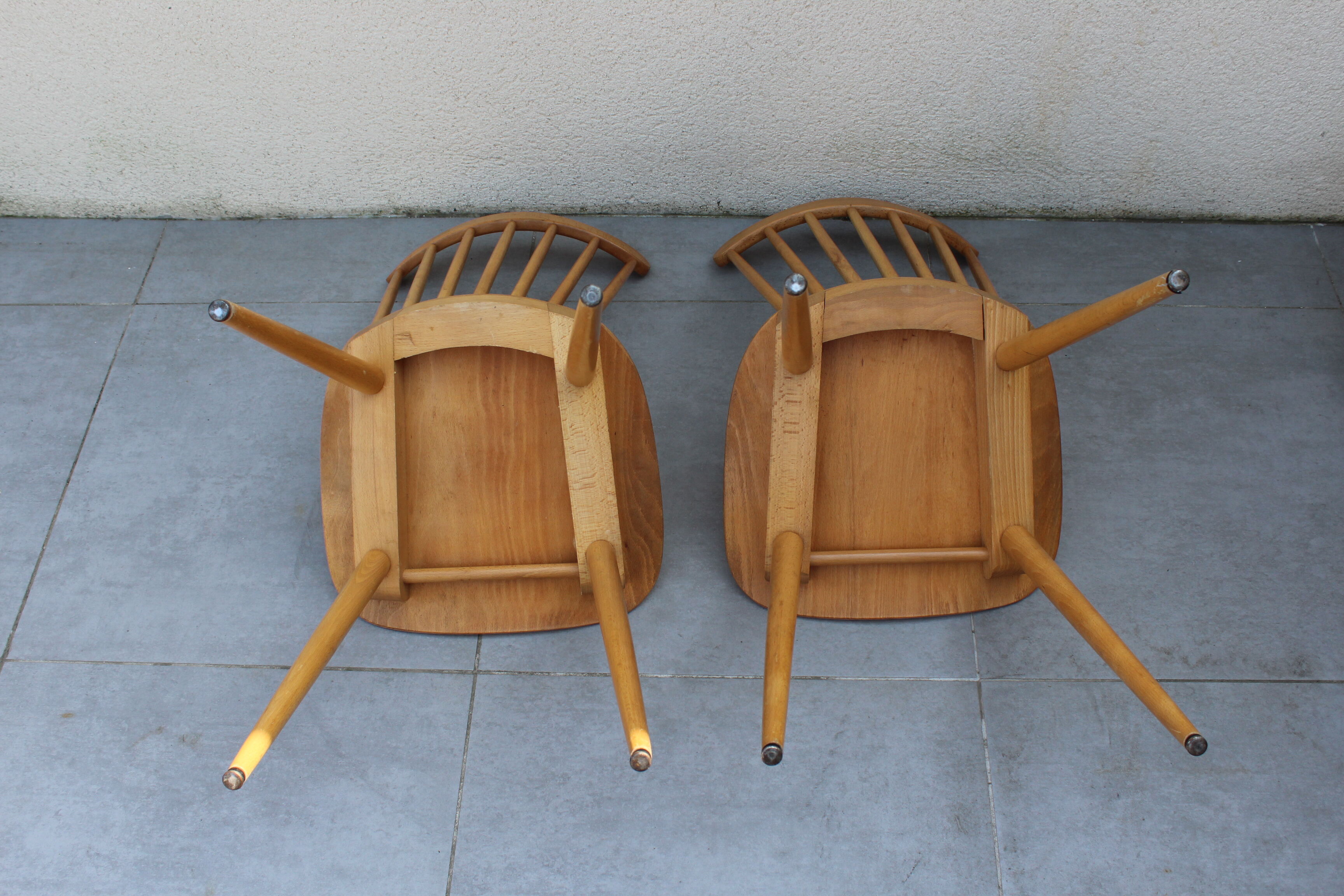 Two  bistro chairs