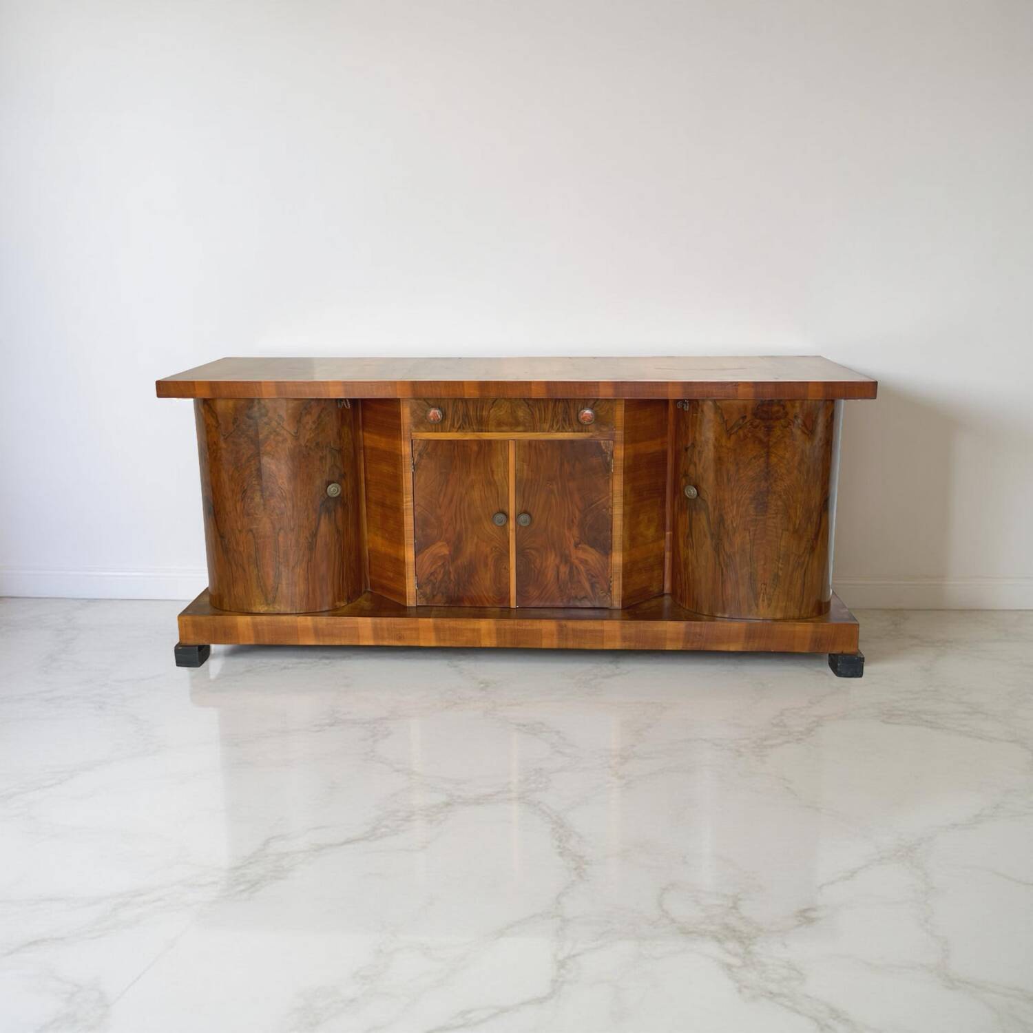 Impressionnant buffet Art déco italien des années 1930/1940