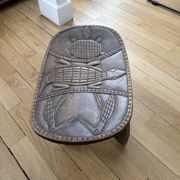 Small carved African stool
