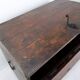 Asian wooden chest with decorative fittings