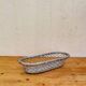 Vintage woven metal basket