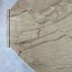 Travertine coffee table, Italian design of the 80s