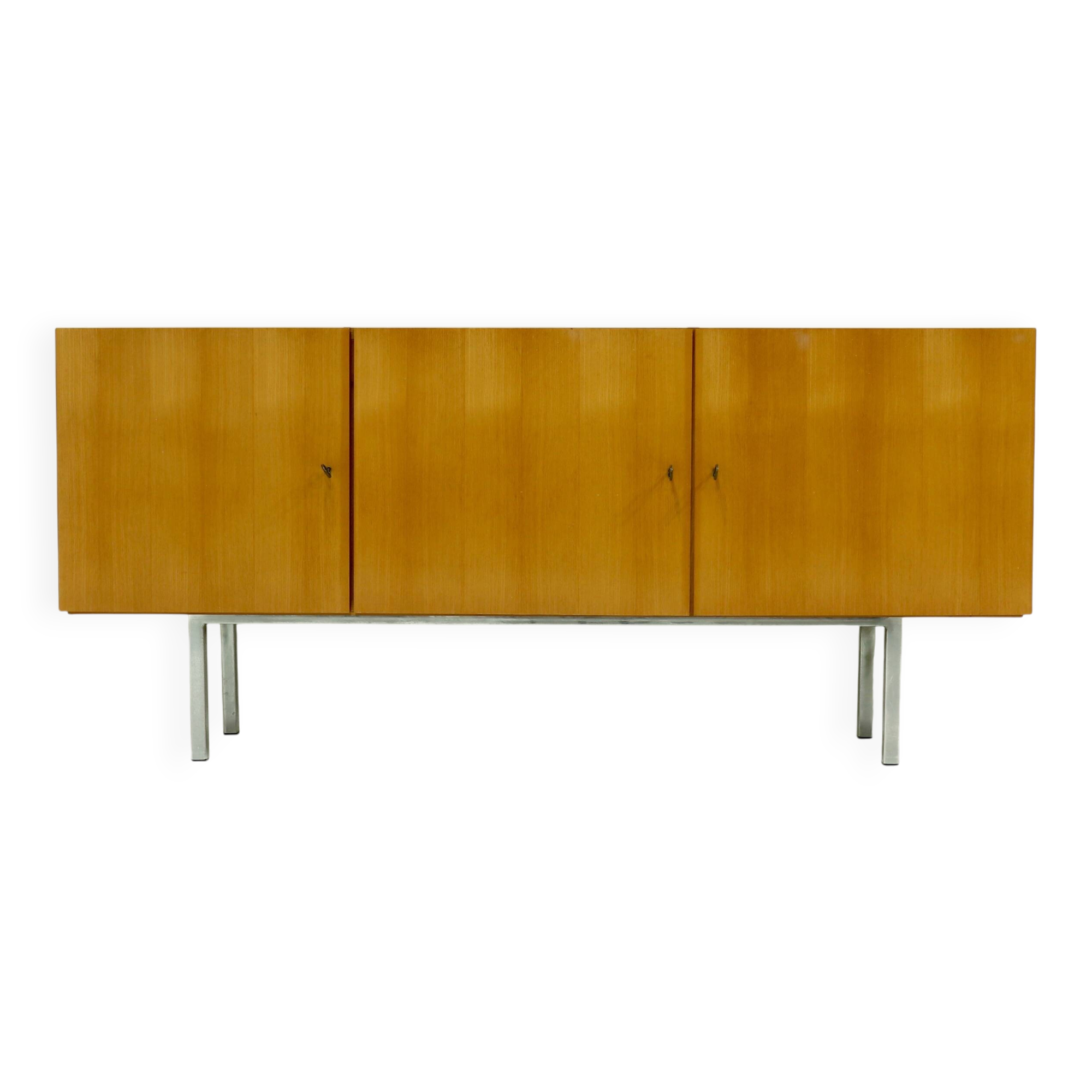 Buffet minimaliste en hêtre du milieu du siècle, années 1970