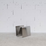 Magazine holder anonymous work 70' brushed steel