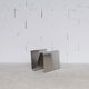 Magazine holder anonymous work 70' brushed steel