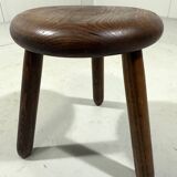 Solid oak stool 1960’s