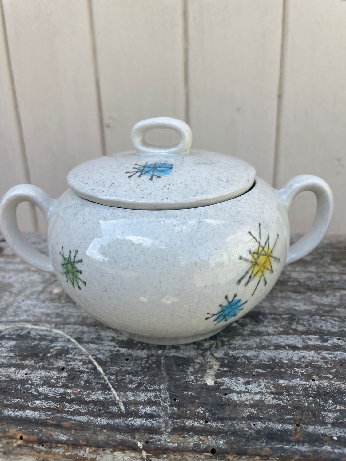 Creamer and sugar maker continental earthenware