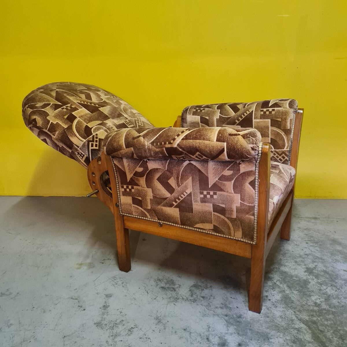 French Art Deco Lounge Armchair Circa 1920.