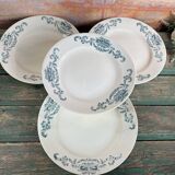 4 Longchamps iron earth flat plates