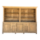 Old office furniture, raw oak wood.