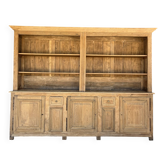 Old office furniture, raw oak wood.
