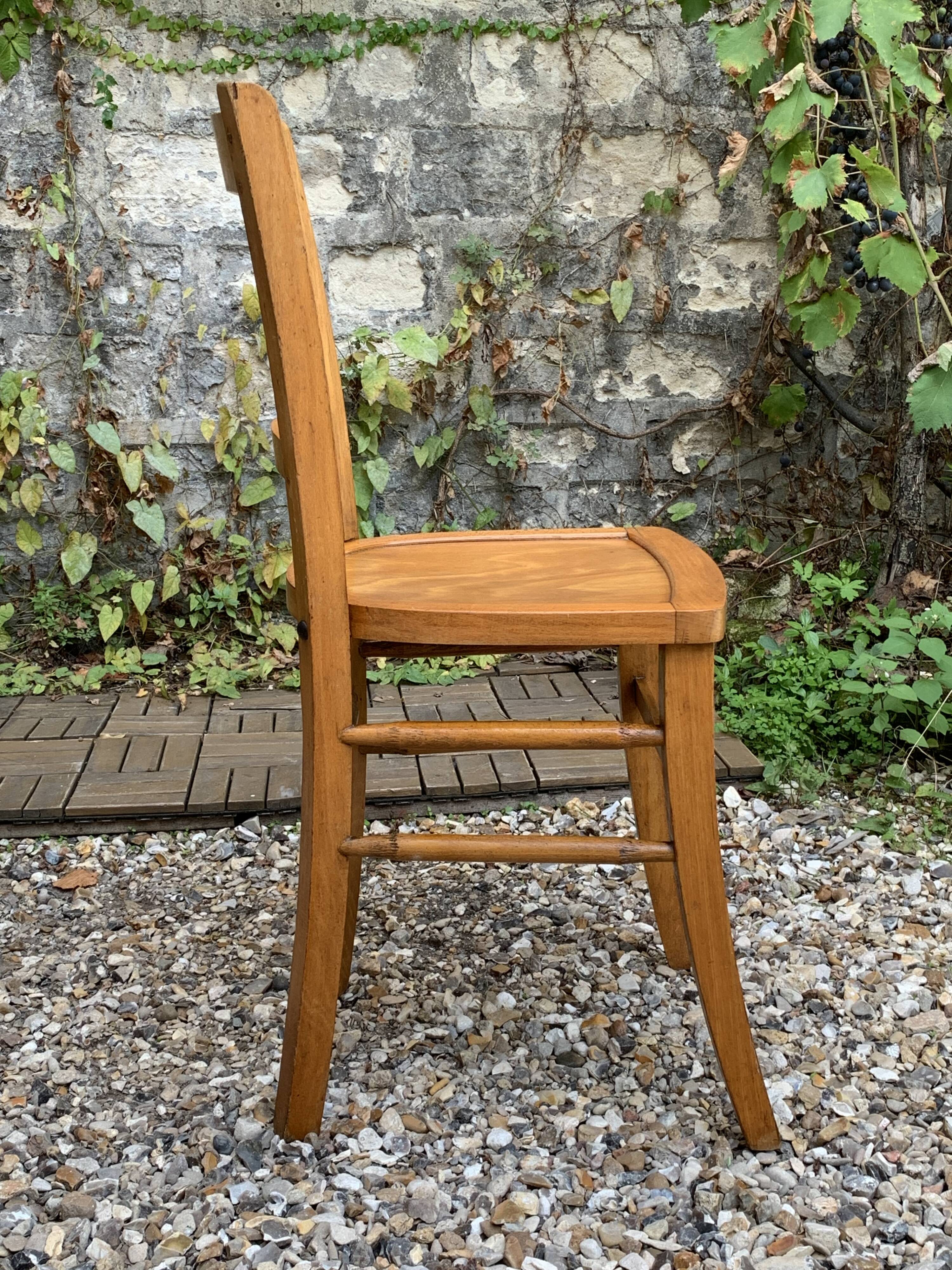 4 vintage Luterma bistro chairs 1940