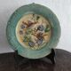 Old plate - Green Marli slip - XIX century