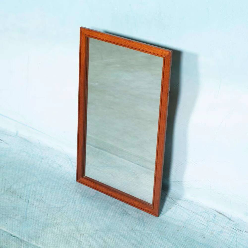 Vintage Scandinavian mirror Froseke, mid-century mirror
