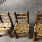 Set de 4 chaises vintages