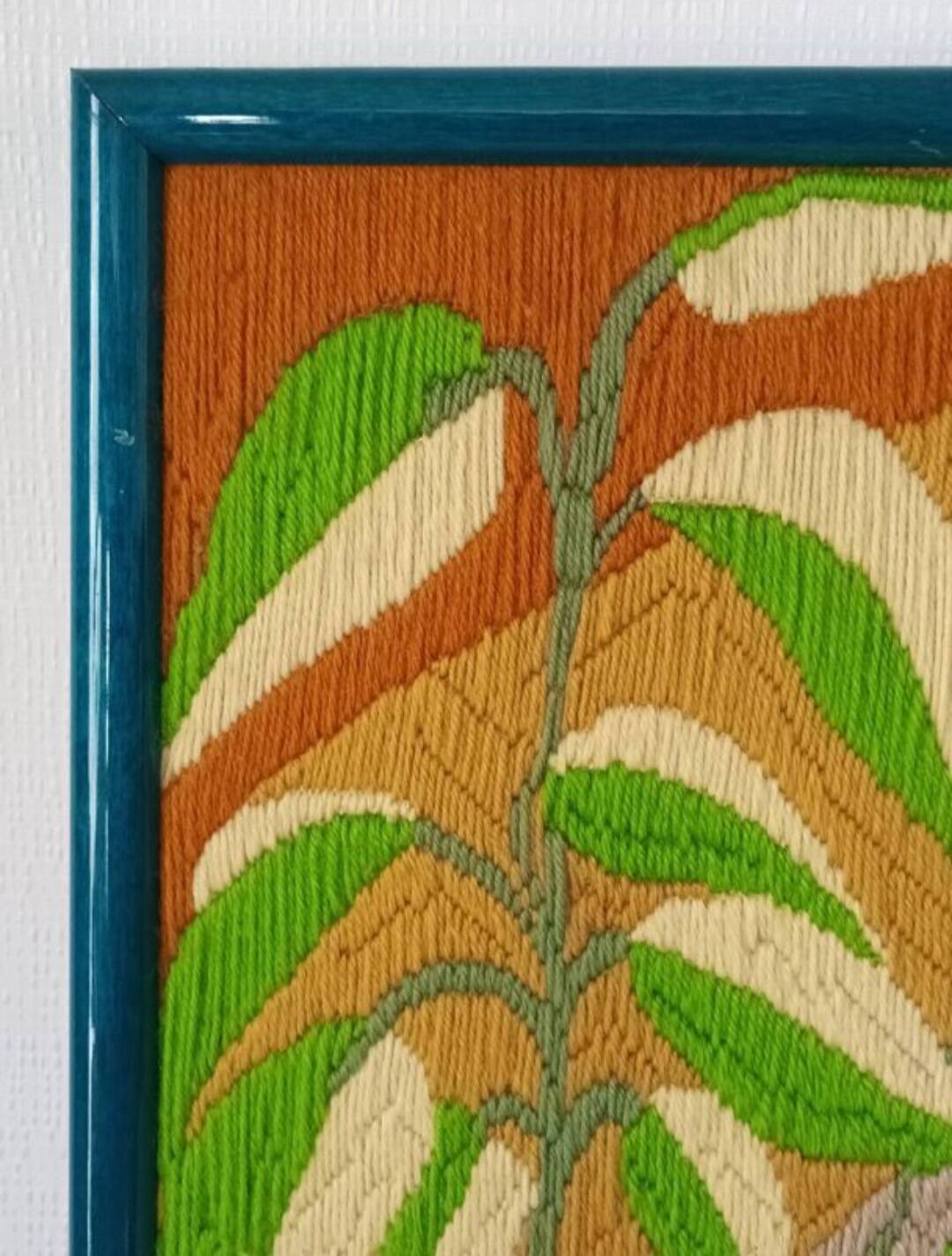 Vintage wool tapestry 1970