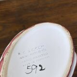 Small hand-painted Portuguese ceramic swan