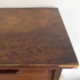 1940s filing cabinet with curtain