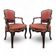 Paire de fauteuil d'époque Louis XV en chêne