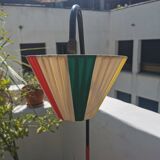 Vintage floor lamp geometric tube