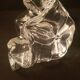 Corolla-shaped ashtray and pocket tray, Vannes Le Chatel crystal (A 240)