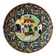 Large glazed terracotta dish