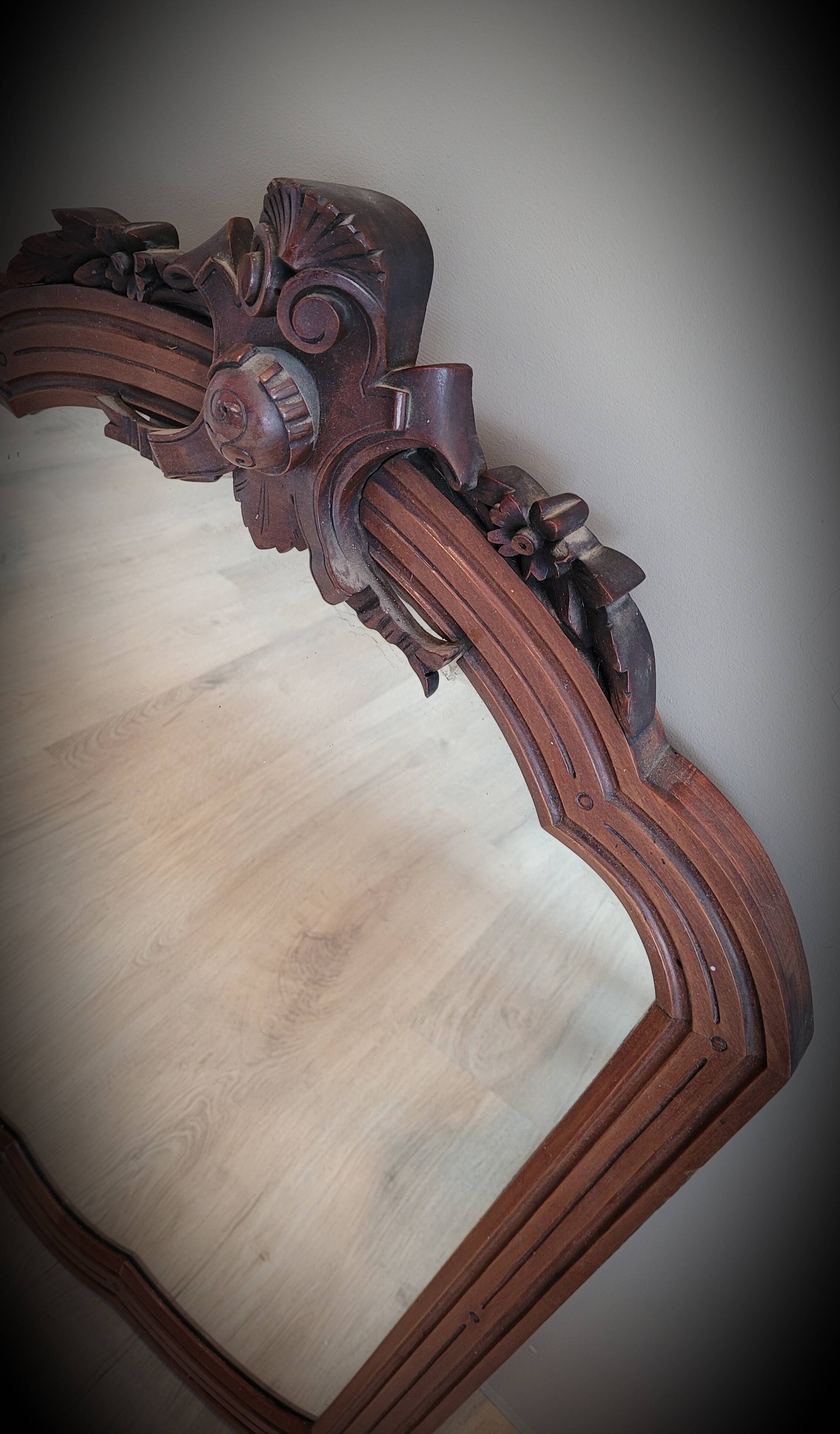 62x92 wooden totem mirror