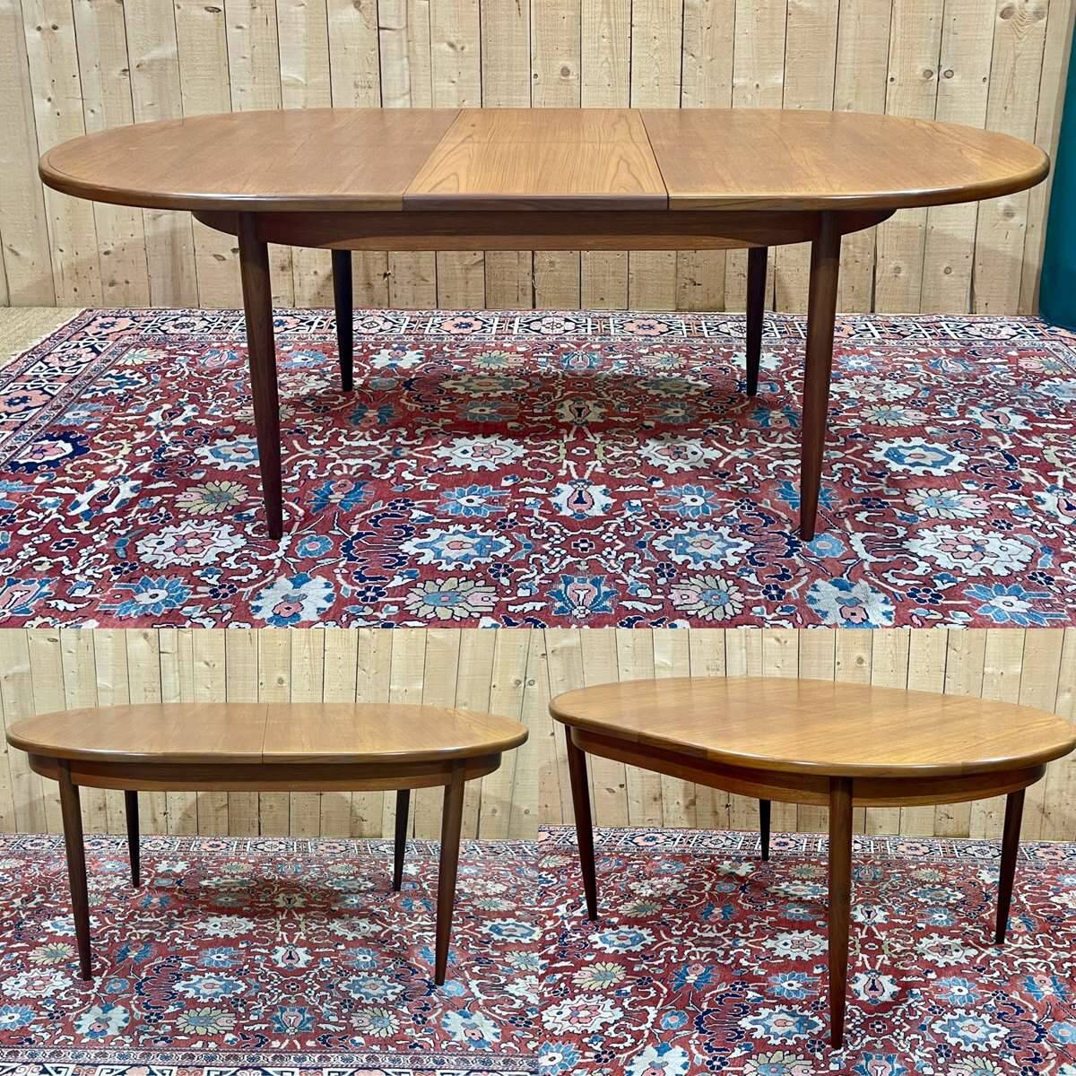 G-Plan teak dining table with butterfly extension