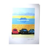 Lithograph by David Hockney, signed and numbered.
